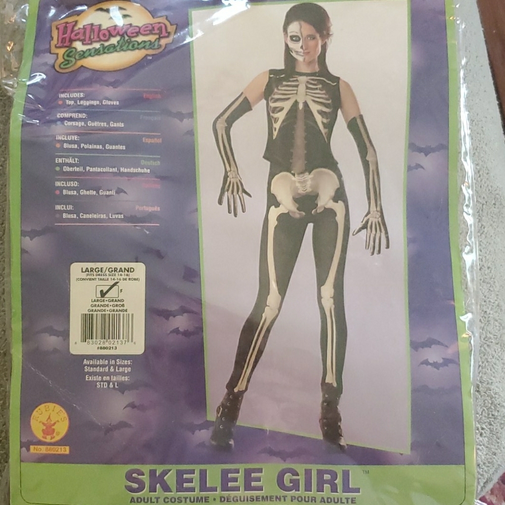 Women's skeleton costume